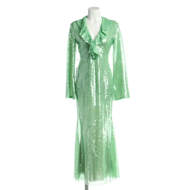 Cocktail Dress in Green, Polyester, self-portrait