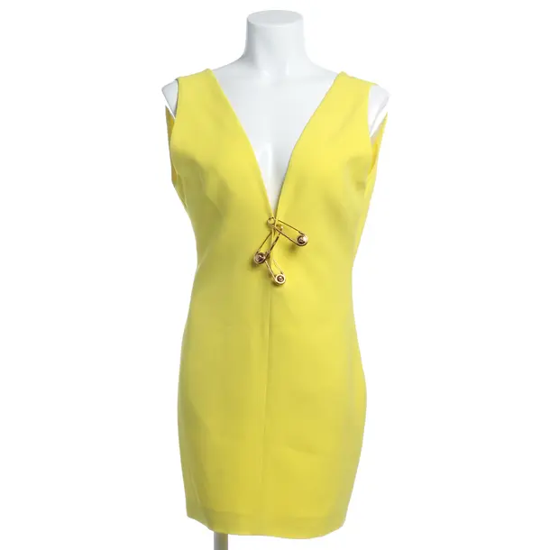Cocktailkleid in Gelb, Seide, Versace
