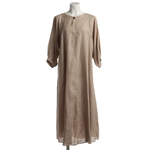 Kleid in Braun, Leinen, Loro Piana