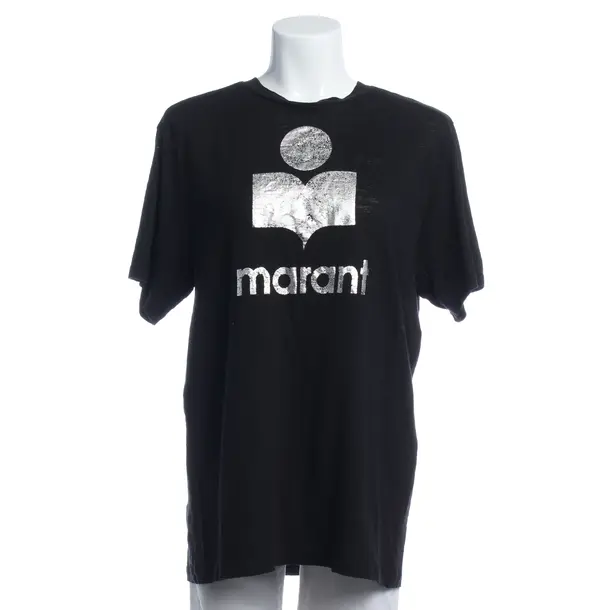 Shirt in Schwarz, Leinen, Isabel Marant Étoile