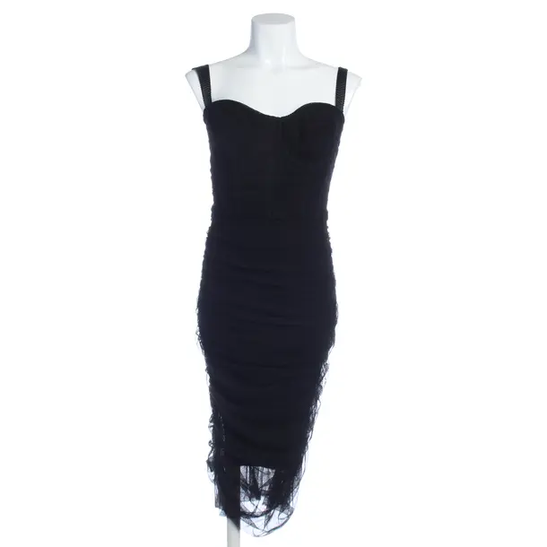 Cocktail Dress in Black, Cotton, Dolce & Gabbana
