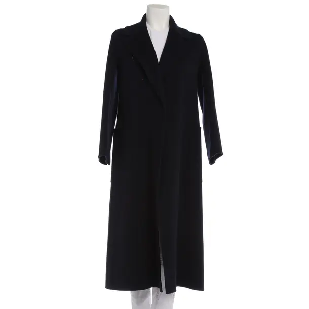 Mid-Season Coat in Blue, Wool, Max Mara