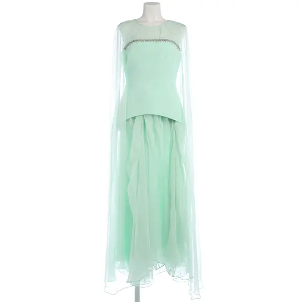 Cocktail Dress in Green, Polyester, Safiyaa