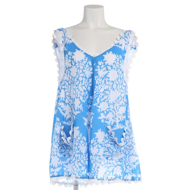 Cocktail Dress in White, Cotton, Juliet Dunn