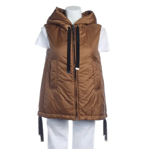 Vest in Brown, Polyester, Max Mara