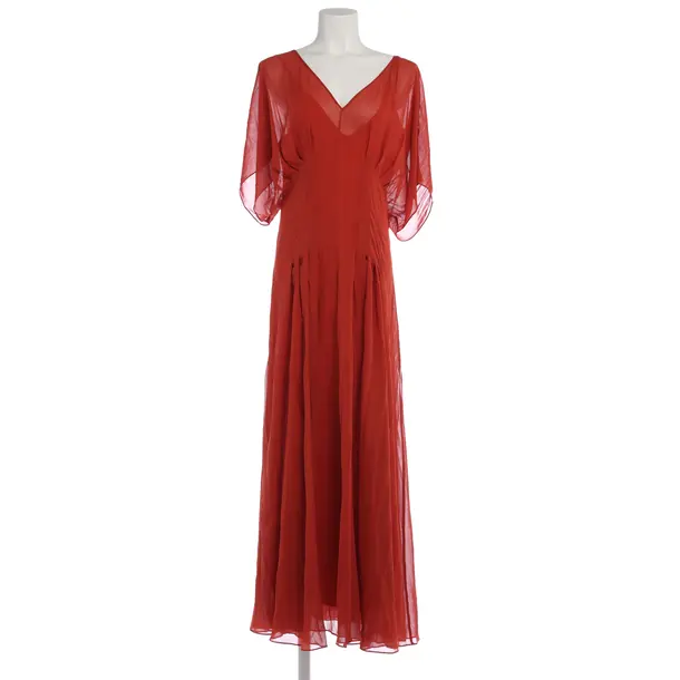 Cocktailkleid in Orange, Seide, Max Mara