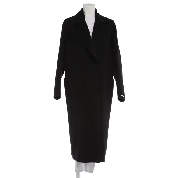 Übergangsmantel in Schwarz, Wolle, Sportmax