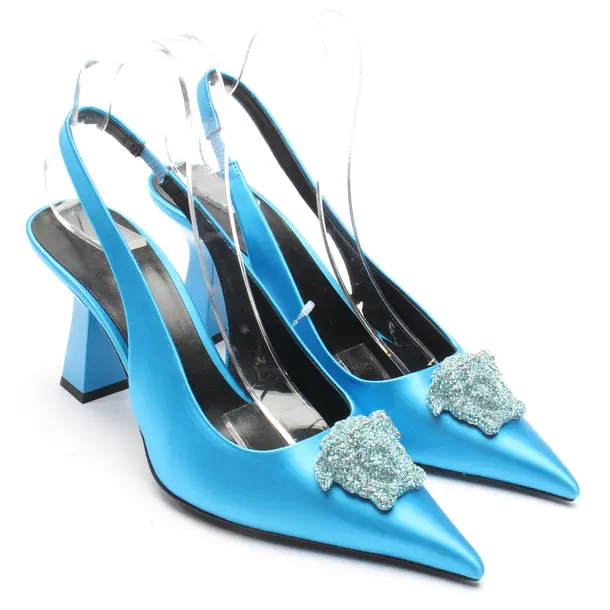 Slingbacks in Blau, , Versace