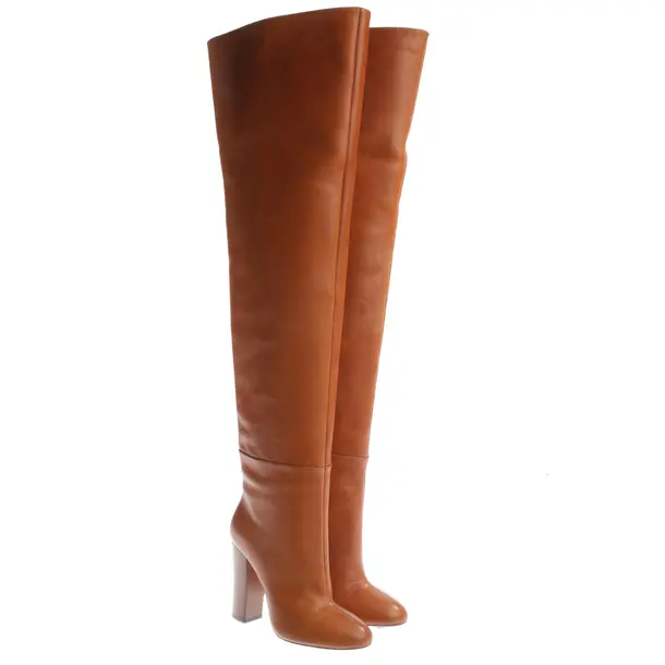 Overkneestiefel in Braun, , Giambattista Valli