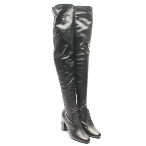 Over-The-Knee Boots in Black, , Max Mara