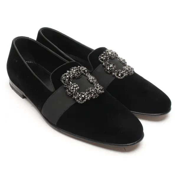 Loafers in Black, , Manolo Blahnik