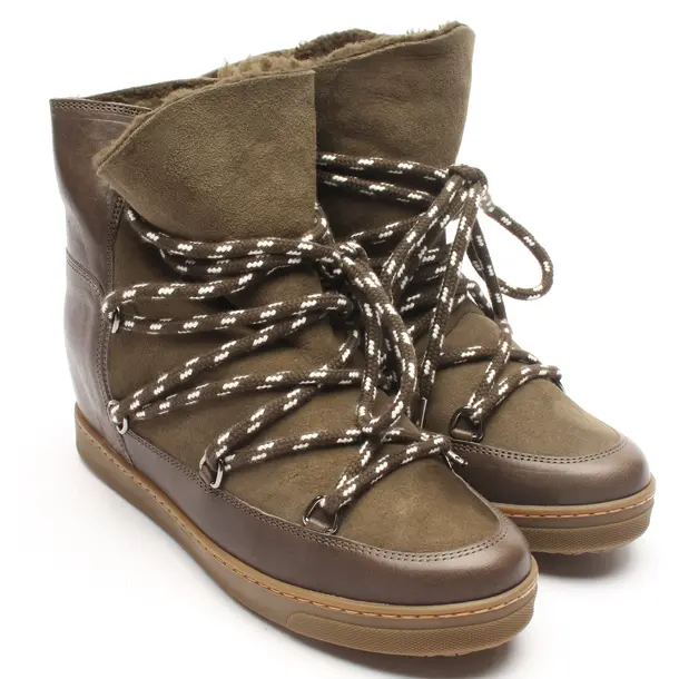 Winter Boots in Green, , Isabel Marant