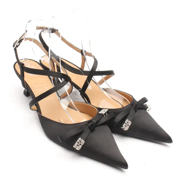 Slingbacks in Black, , Ganni