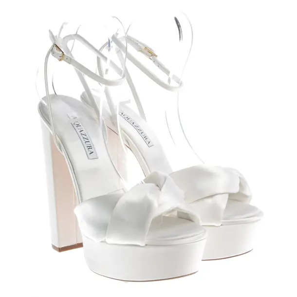 Heeled Sandals in White, , Aquazzura