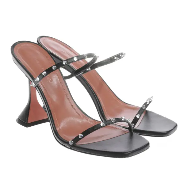 Sandaletten in Schwarz, , Amina Muaddi