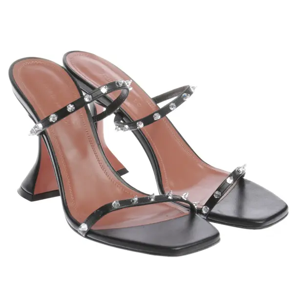 Sandaletten in Schwarz, , Amina Muaddi