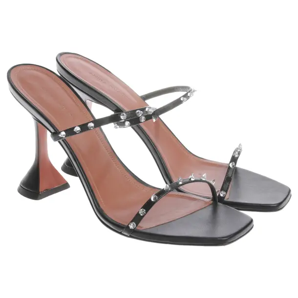 Sandaletten in Schwarz, , Amina Muaddi