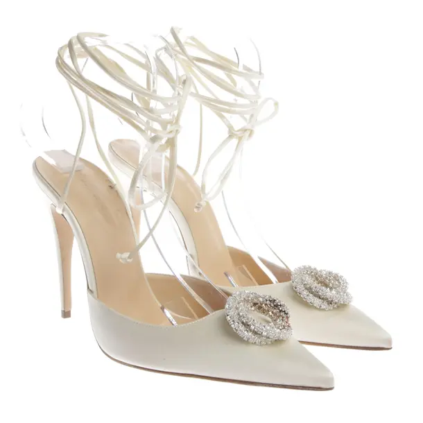 Slingbacks in Weiß, , Magda Butrym