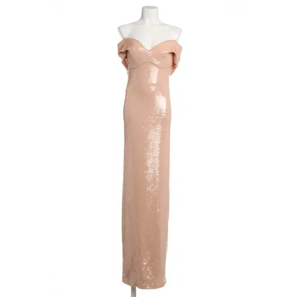 Cocktail Dress, in Peach, Polyamide, Monique Lhuillier