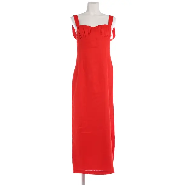 Cocktailkleid in Orange, Leinen, SIR