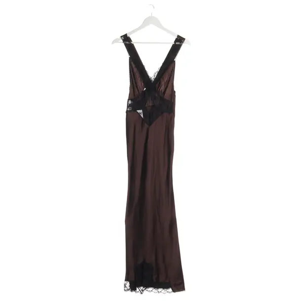 Cocktailkleid in Braun, Seide, SIR