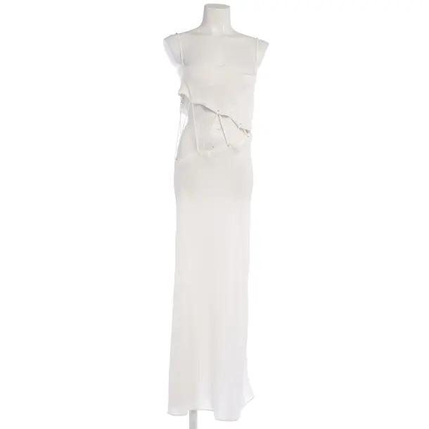 Cocktail Dress in White, Silk, Christopher Esber