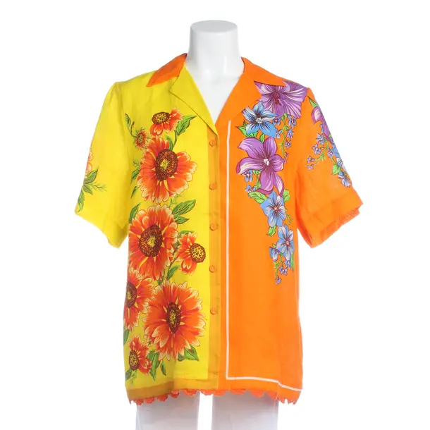 Bluse in Mehrfarbig, Leinen, Alémais