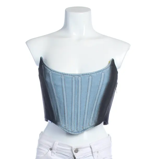 Top in Blau, Baumwolle, Mugler