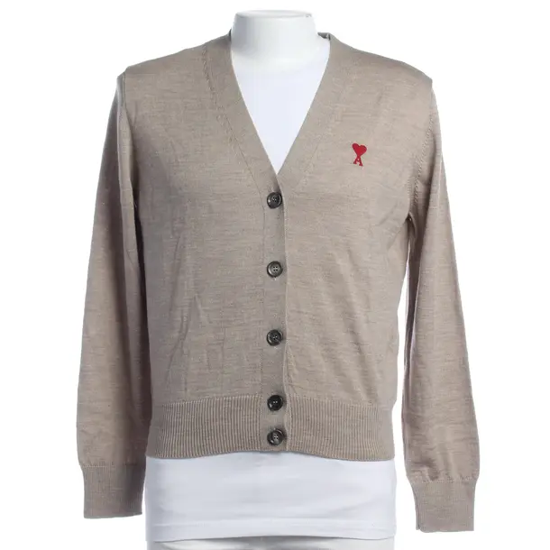 Cardigan in Brown, Wool, Ami Paris