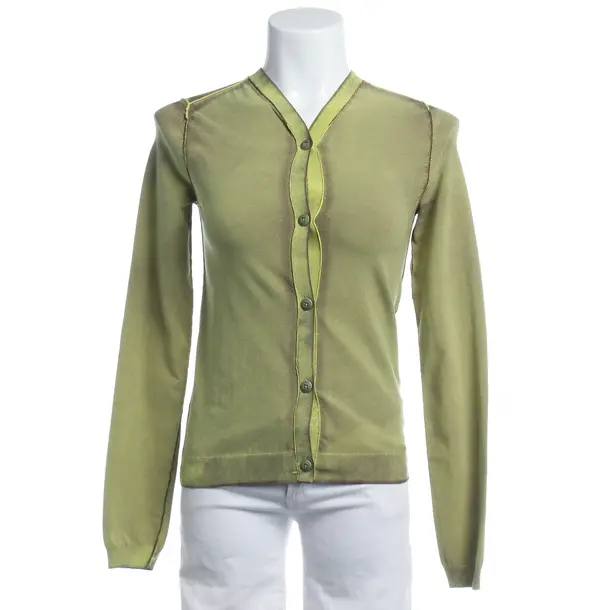 Cardigan in Green, Polyimide, Acne Studios