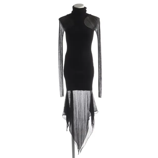 Cocktailkleid in Schwarz, Viskose, Mugler