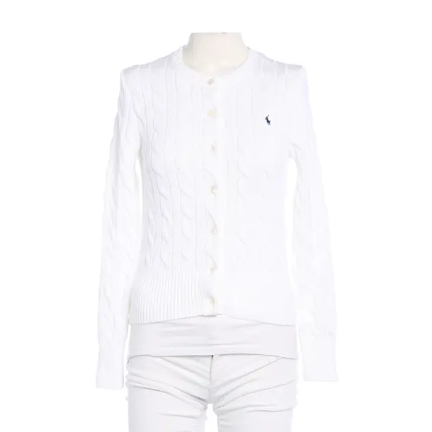 Cardigan in White, Cotton, Polo Ralph Lauren