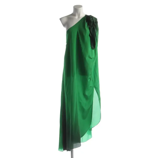 Cocktailkleid in Grün, Seide, Johanna Ortiz