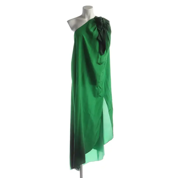 Cocktail Dress in Green, Silk, Johanna Ortiz