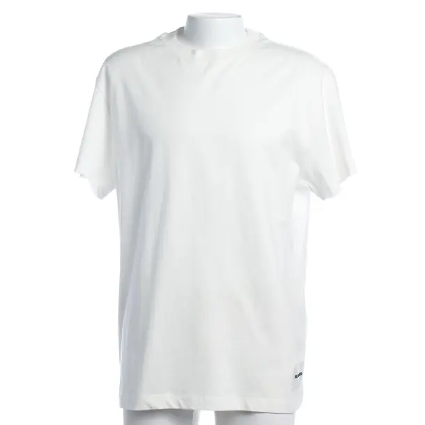 T-Shirt in Weiß, Baumwolle, Jil Sander