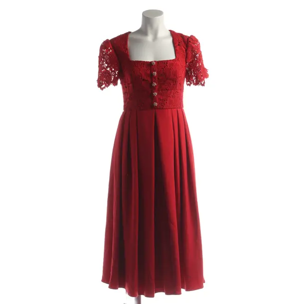 Cocktailkleid in Rot, Polyester, self-portrait