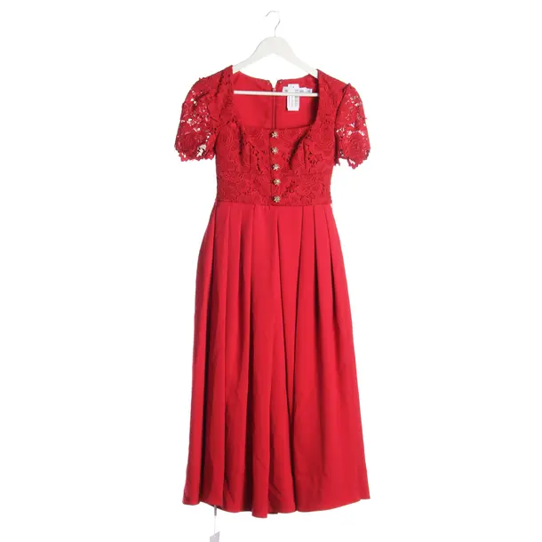 Cocktail Dress in Red, Polyester, self-portrait