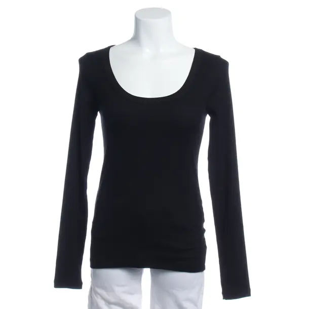 Longsleeve in Schwarz, Baumwolle, Totême