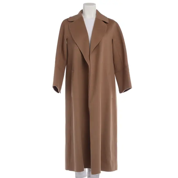Übergangsmantel in Braun, Wolle, Max Mara