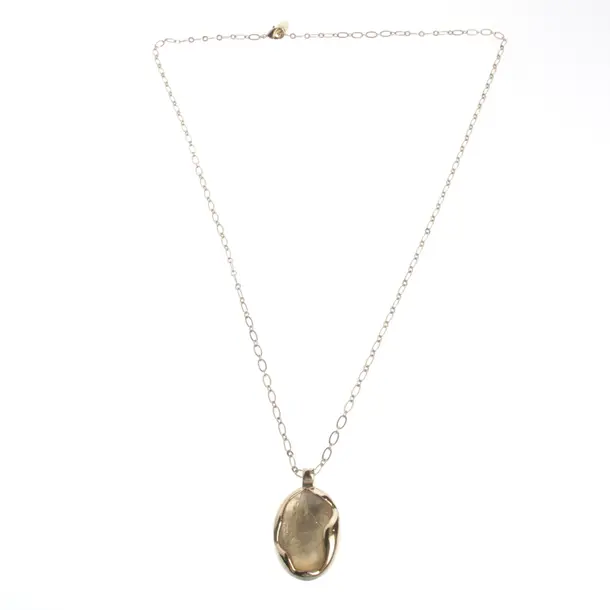 Halskette in Metallic, Metall (metallisch, metallisiert), Chloé