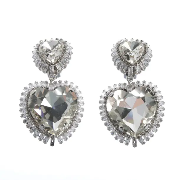 Earrings in Metallic, Metal (metallic, metallized), Alessandra Rich