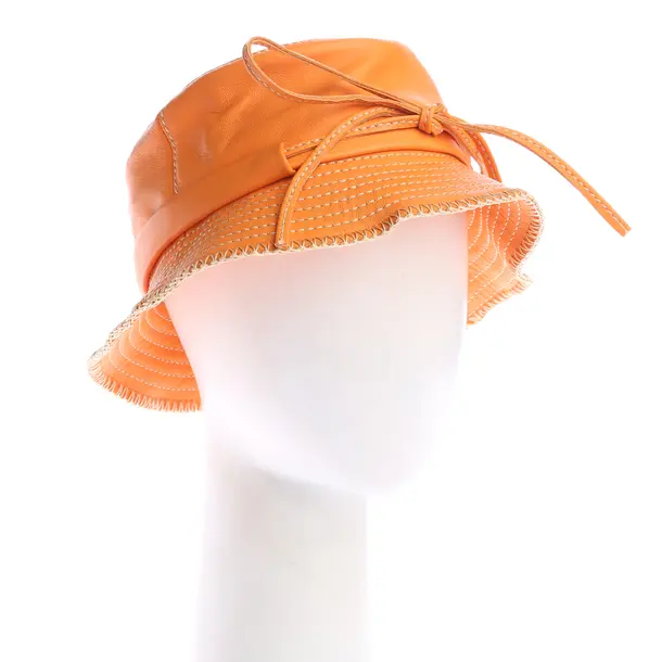 Hut in Orange, Leder, Jacquemus