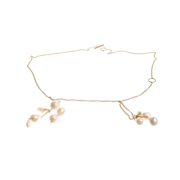 Necklace in Metallic, Metal (metallic, metallized), Jil Sander