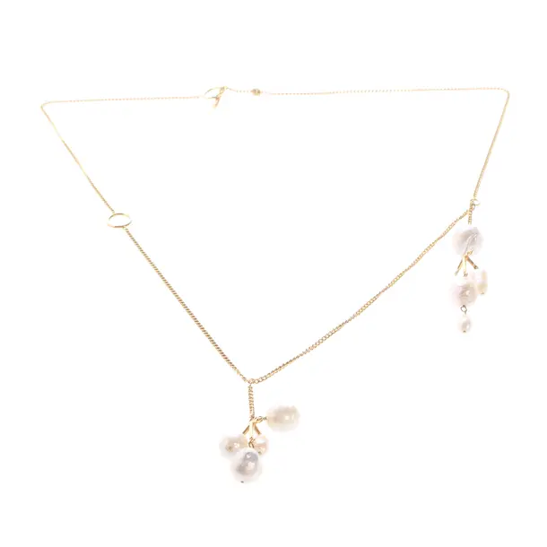 Necklace in Metallic, Metal (metallic, metallized), Jil Sander
