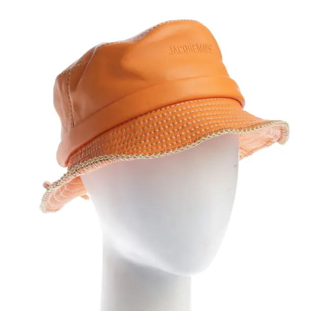 Hut in Orange, Leder, Jacquemus