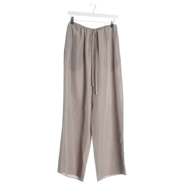 Pants in Gray, Silk, The Row