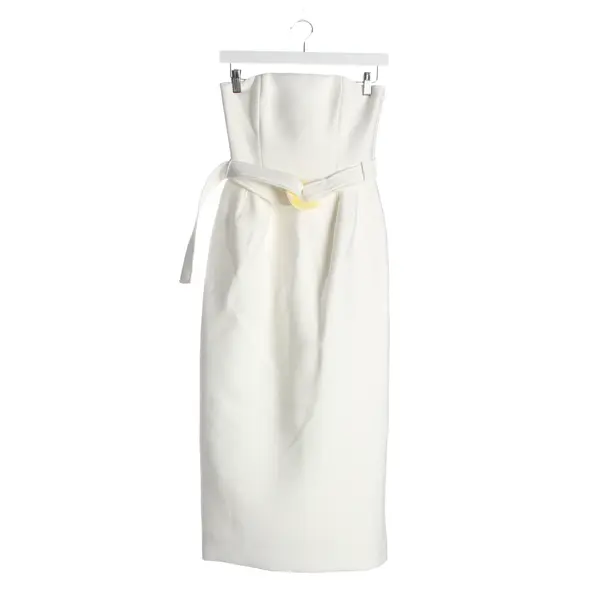 Cocktail Dress in White, Viscose, Adriana Degreas