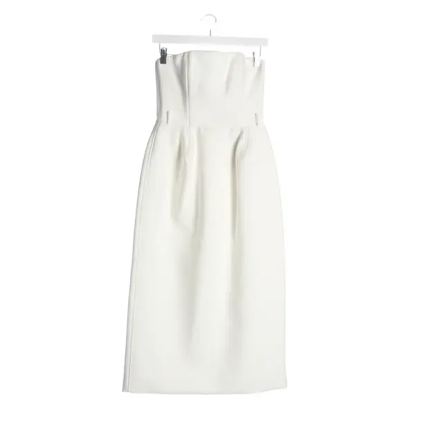 Cocktail Dress in White, Viscose, Adriana Degreas