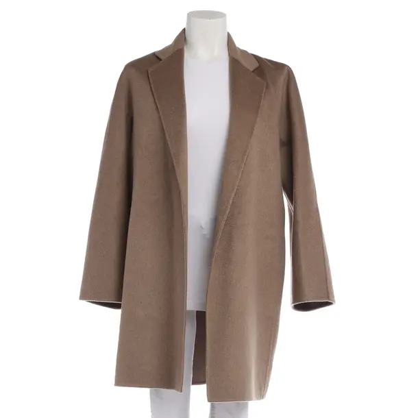 Übergangsmantel in Braun, Wolle, Max Mara