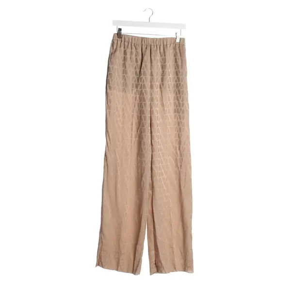 Pants in Brown, Silk, Valentino
